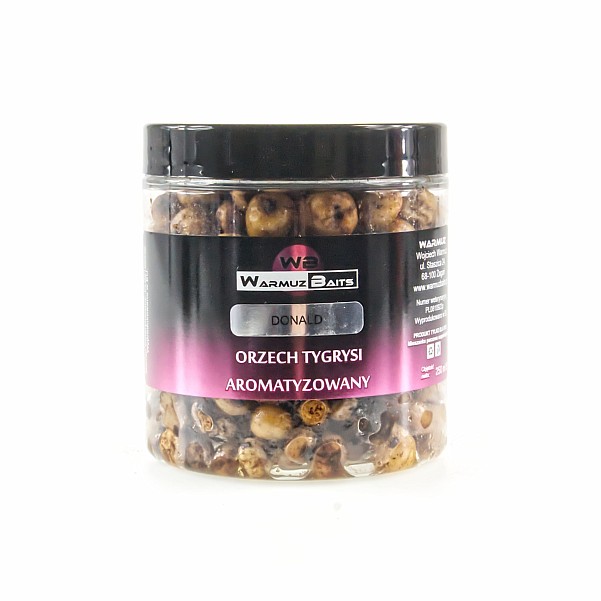 WarmuzBaits  - Orzech Tygrysi Aromatyzowany Donaldopakowanie 250 ml - MPN: 66817 - EAN: 5902537370654