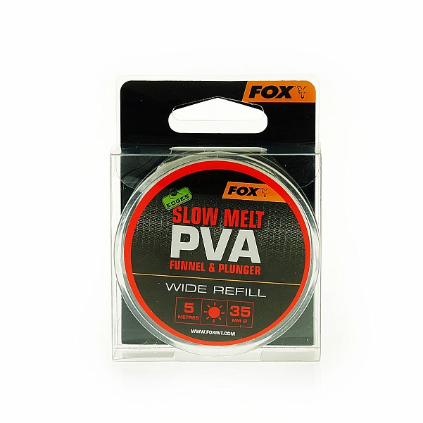 Fox Edges PVA Mesh System - Slow Melt Refill size 35mm Wide / 5m Long - MPN: CPV075 - EAN: 5056212102303