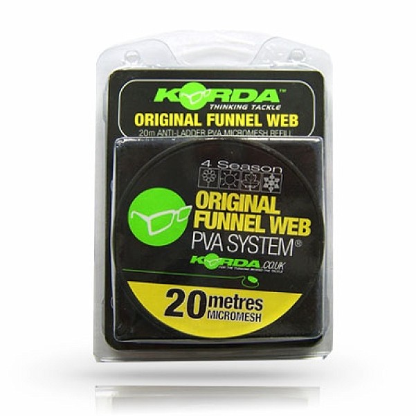 Korda Oryginal Funnel Web 4 Seasons 20m refillrodzaj micromesh - MPN: KOMR20 - EAN: 5060062110487