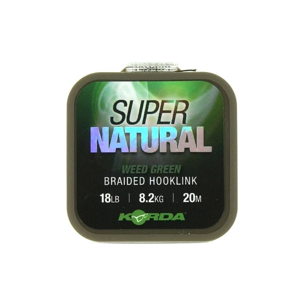Korda Super Natural Braid 18lb / 8.2kg Weddy Green