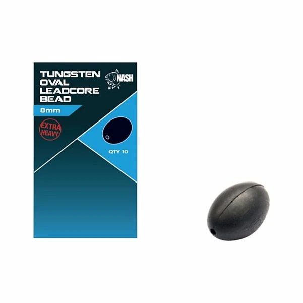 Nash Tungsten Oval Leadcore Bead 10 sztuk