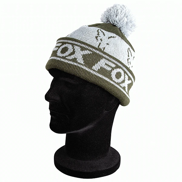 Fox Green and Silver Lined Bobble uniwersalny