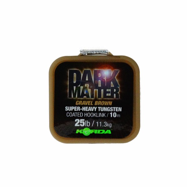 Korda Dark Matter Tungsten Coated Braidmodel 25 lb / Gravel - MPN: KDMCG25 - EAN: 5060461127208