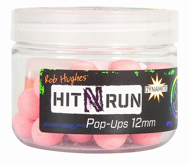 NEW DynamiteBaits Hit N Run Pop-Ups Pink 12 mm
