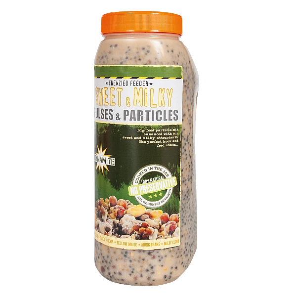 Dynamite Baits Frenzied - Sweet and Milky Pulses Particles  2.5L - słoik