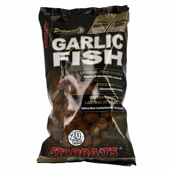 Starbaits Performance Boilies - Garlic Fish  20 mm / 1kg