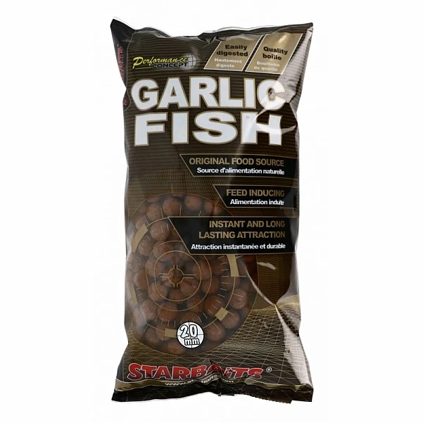 Starbaits Performance Boilies - Garlic Fish  20 mm / 2,5kg