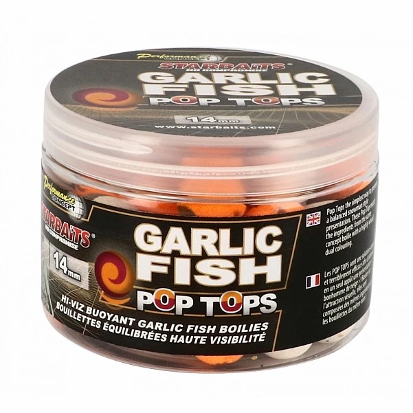 Starbaits Garlic Fish Pop Tops 14 mm