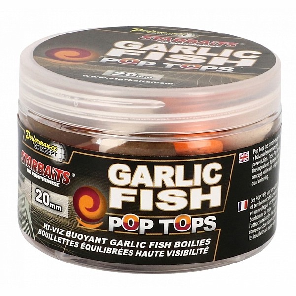 Starbaits Garlic Fish Pop TopsGröße 20 mm - MPN: 57886 - EAN: 3297830578862