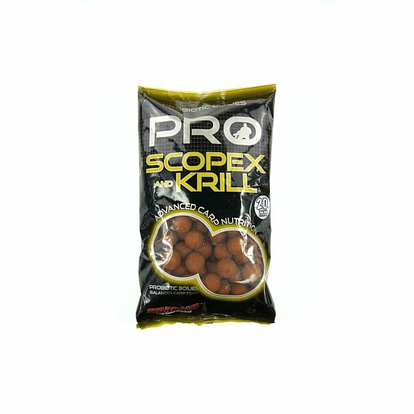 NEW Starbaits Probiotic Boilies - Scopex and Krill 20mm / 0,8kg
