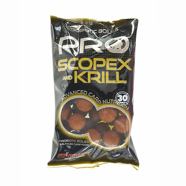 NEW Starbaits Probiotic Boilies - Scopex and Krill 30mm / 0,8kg