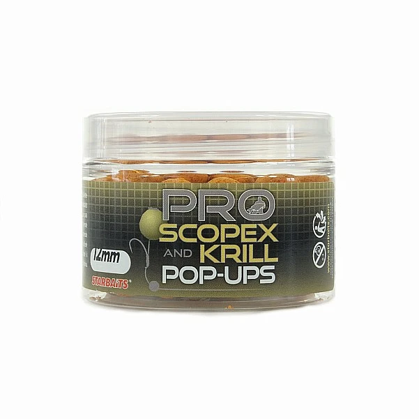 NEW Starbaits Probiotic Scopex and Krill Pop-Ups 12mm/50g