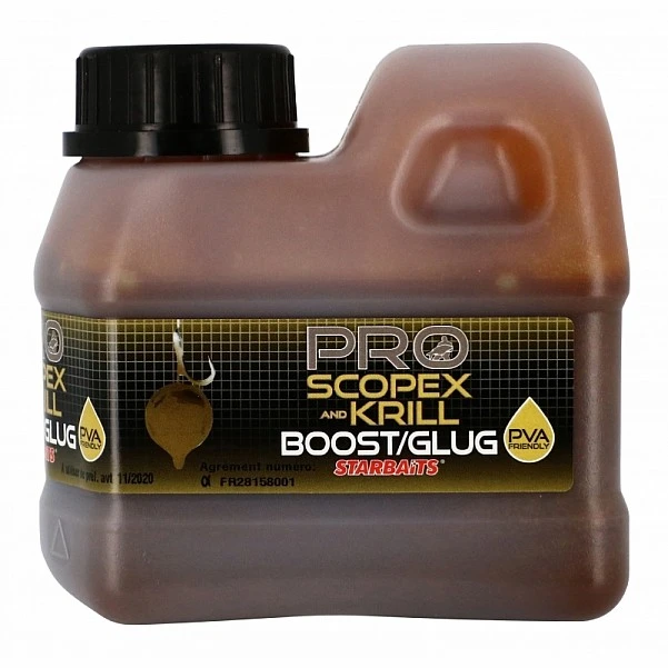 Starbaits Probiotic Boost Glug Scopex Krill 500 мл