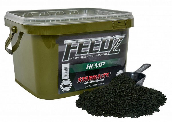 Starbaits Feedz Pellets - Hemp opakowanie 4mm - MPN: 64599 - EAN: 3297830645991