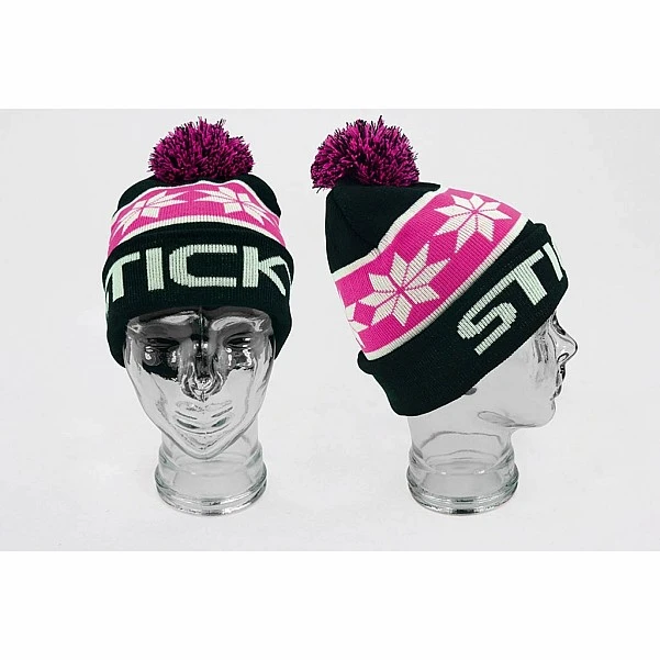 StickyBaits Black Bobble Beanie uniwersalny