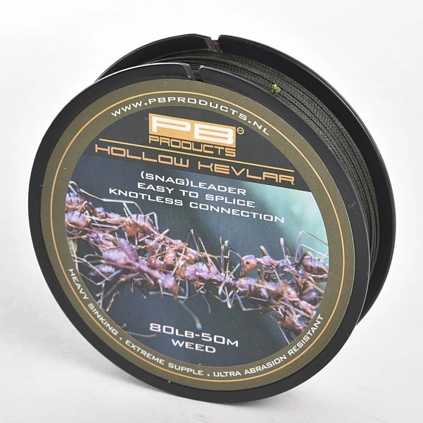 PB Hollow Kevlar Braid Herbe / Vert