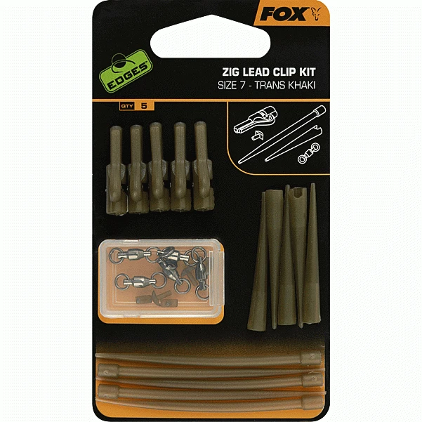 Fox ZIG Lead Clip Kit 5 zestawów