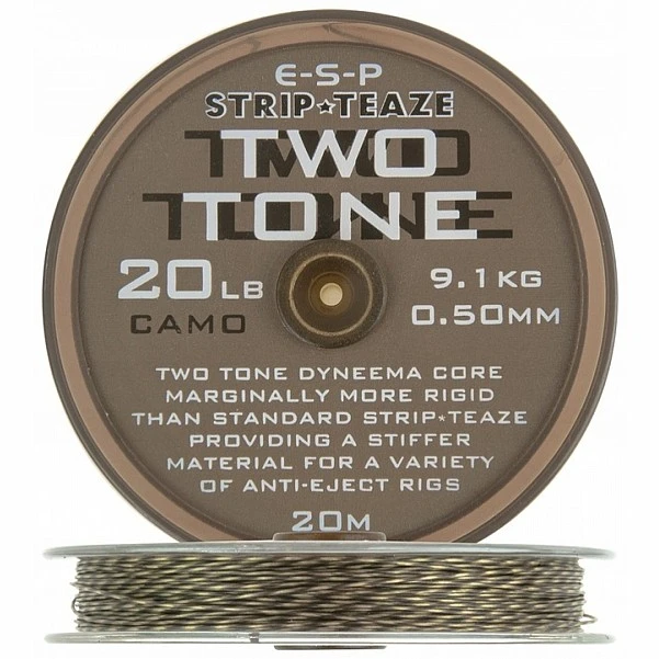 ESP Two Tone Coated Braid 20lb / camo brązowy