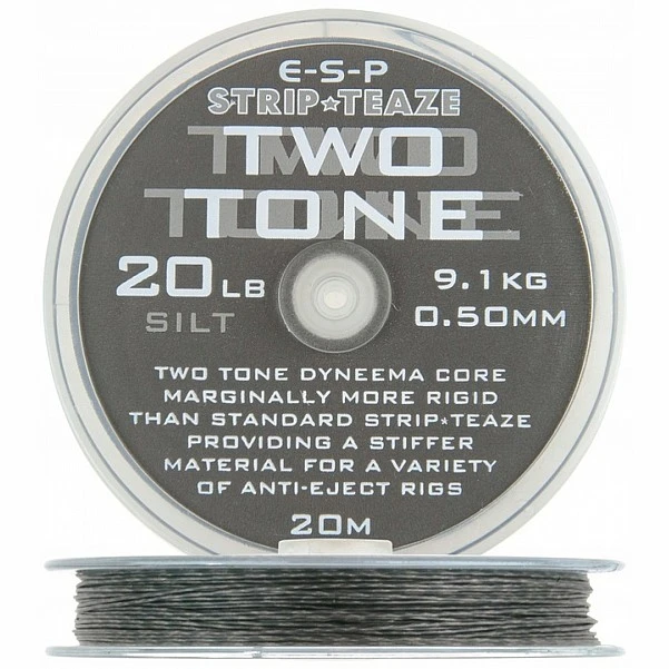 ESP Two Tone Coated Braid 20lb / szary
