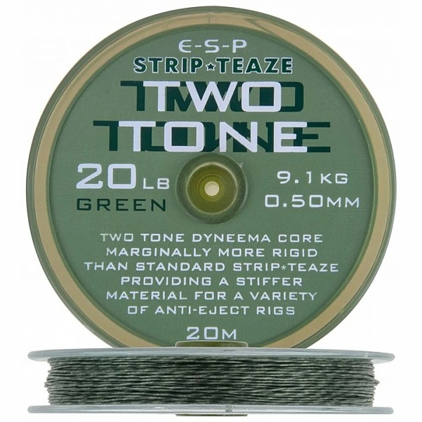 ESP Two Tone Coated Braid 20lb / zielony