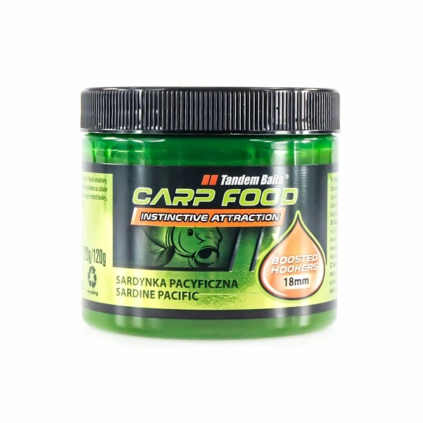 TandemBaits Carp Food Boosted Hookers  - Тихоокеанська сардина 18 мм / 300г