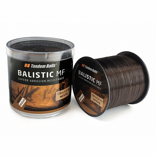 Tandem Baits Balistic MF Dark Brown - SchnurAusführung 600 m / 0,30 mm - MPN: 02960 - EAN: 5907666664049