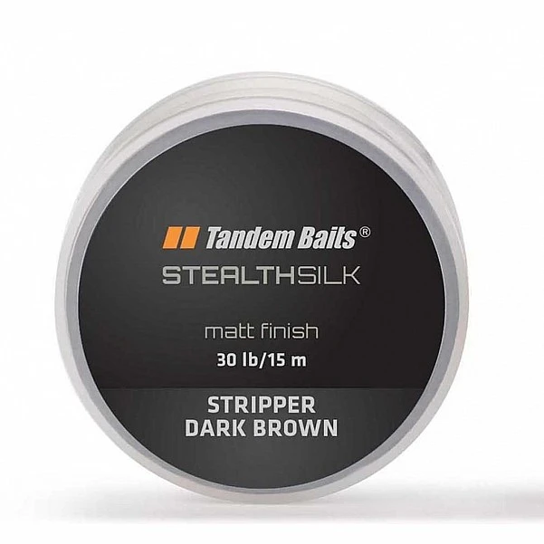 TandemBaits Stealth Silk Stripper - Plecionka dark brown / ciemny brąz