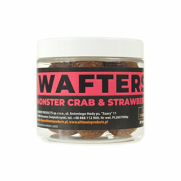 UltimateProducts Wafters - Monster Crab & Strawberrytaper wafters de 20mm - EAN: 5903855433281