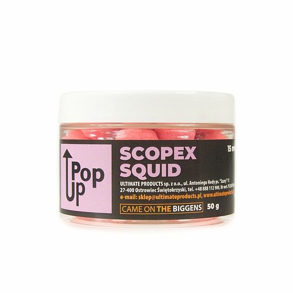 UltimateProducts Pop-Ups - Scopex Squidvelikost 15 mm - EAN: 5903855431089