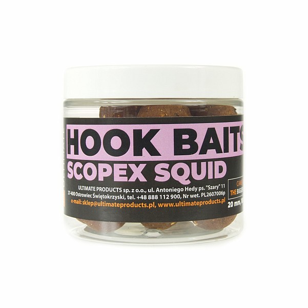 UltimateProducts Hookbaits - Scopex Squidvelikost 20 mm - EAN: 5903855431096