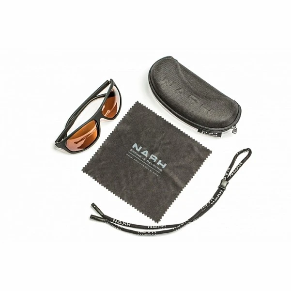 Nash Amber Wraps Polarised Sunglasses uniwersalny