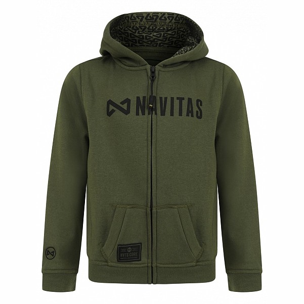 NAVITAS CORE Kids Green Zip Hoody  modelis 3/4 metų - MPN: NTKC4501-3/4 - EAN: 5060771721271