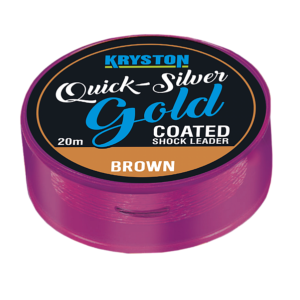 Kryston Qucksilver Gold Coated Shockleader/Hooklinkmodel 25 lb / 10m - MPN: KR-QS7 - EAN: 4048855441421