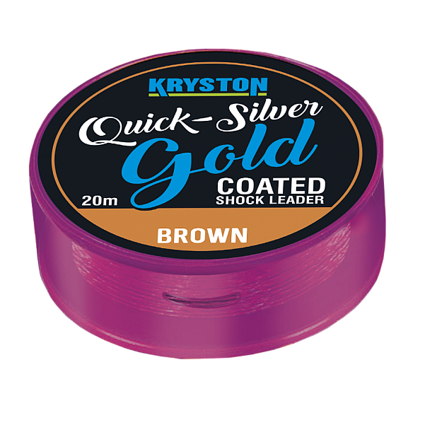 Kryston Qucksilver Gold Coated Shockleader/Hooklinkмодель 25 фунтів / 10 метрів - MPN: KR-QS7 - EAN: 4048855441421