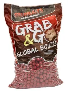 Starbaits Grab&Go Global Boilies - Strawberry Jam 24mm /2,5kg