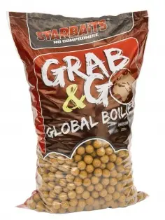 Starbaits Grab&Go Global Boilies - Sweet Corn 24mm /2,5kg