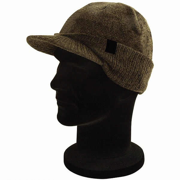 Fox Khaki/Black Peaked Beanie uniwersalny
