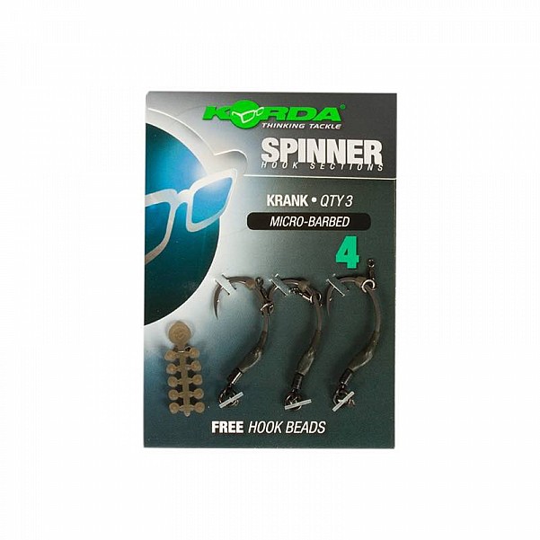 Korda Spinner Hook Sections Krankrozmiar 4 - MPN: KCR126 - EAN: 5060461128205