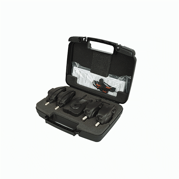Fox Micron MX Set  - Carp Fishing Bite Alarm Settype 4+1 - MPN: CEI193 - EAN: 5056212125333