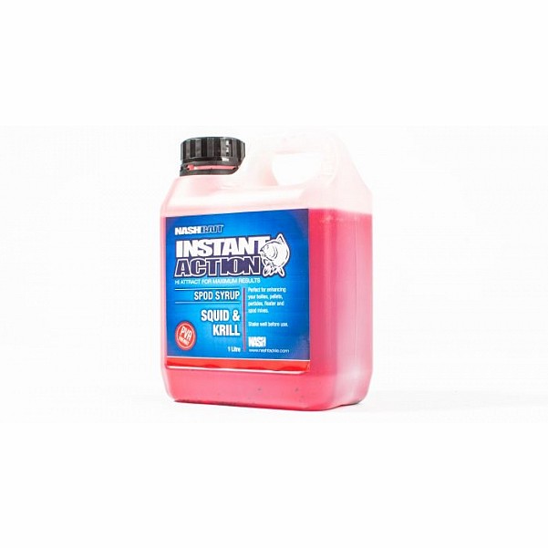 Nash Instant Action Squid and Krill Spod SyrupVerpackung 1000ml - MPN: B3374 - EAN: 5055108833741