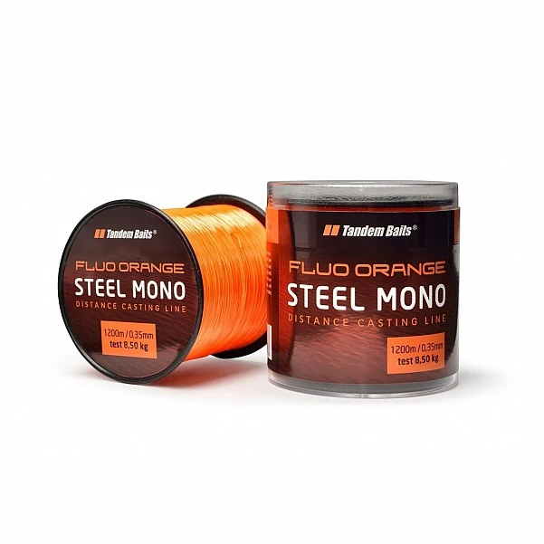 Tandem Baits Steel Mono Fluo Orange Line 600 m / 0,40 mm