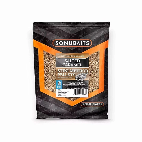 Sonubaits Stiki Salted Caramel Method Pellets  4mm / 650g