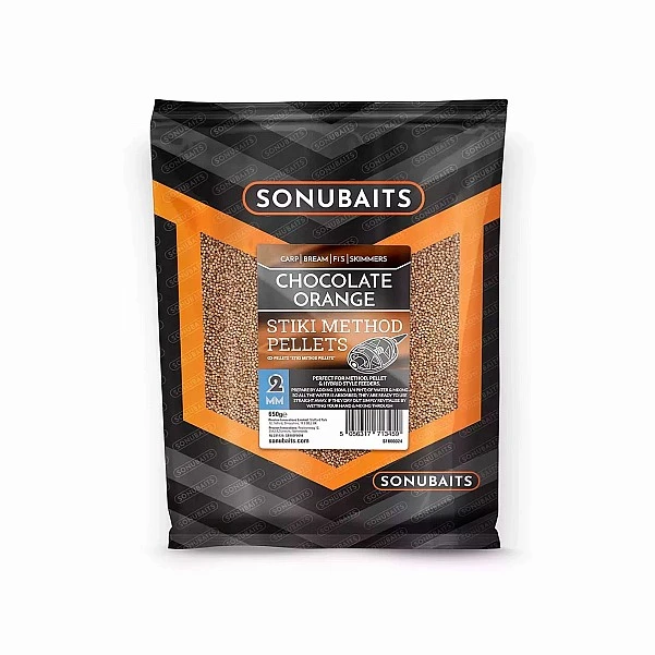 Sonubaits Stiki Chocolate Orange Method Pellets 4mm / 650g