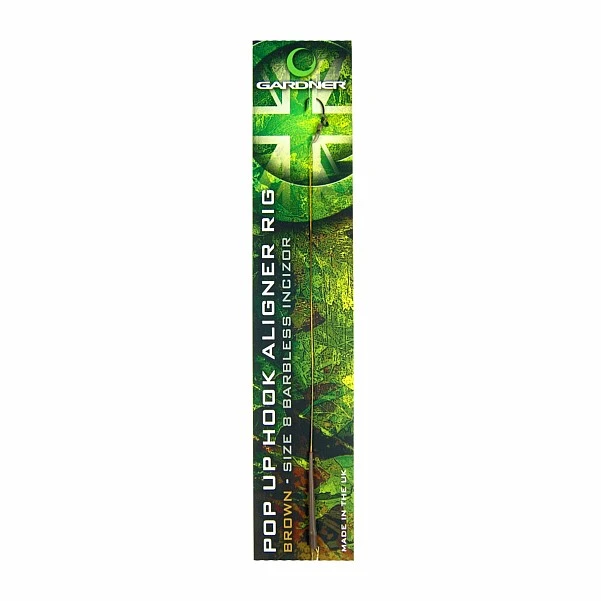 Gardner Pop Up Hook Aligner Rig - Barbless 6 (Green)