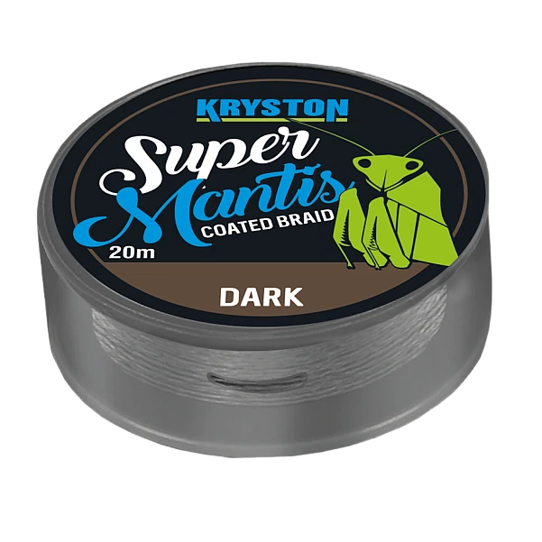Kryston Super MANTIS Coated Braid 15 lb / Dark Silt