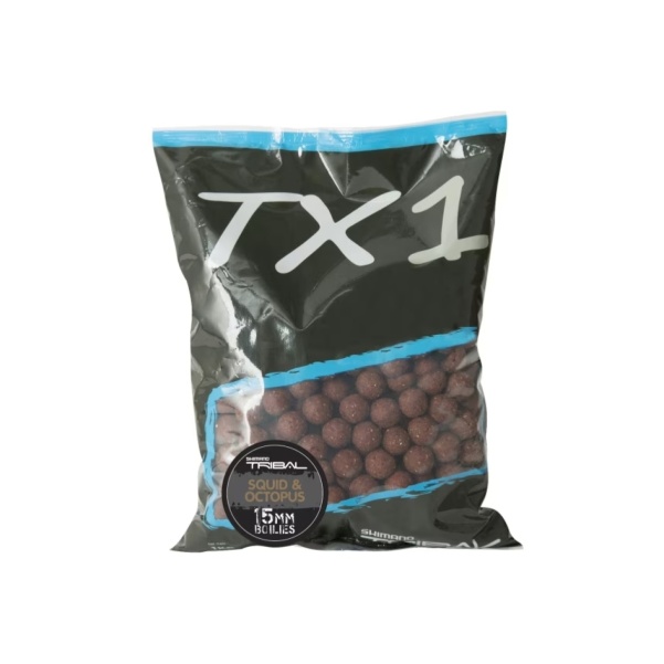 Shimano Tribal TX1 Boilies - Squid Octopus - 1 kg 20 mm Shimano Tribal TX1 Boilies - Squid Octopus - 1 kg 20 mm