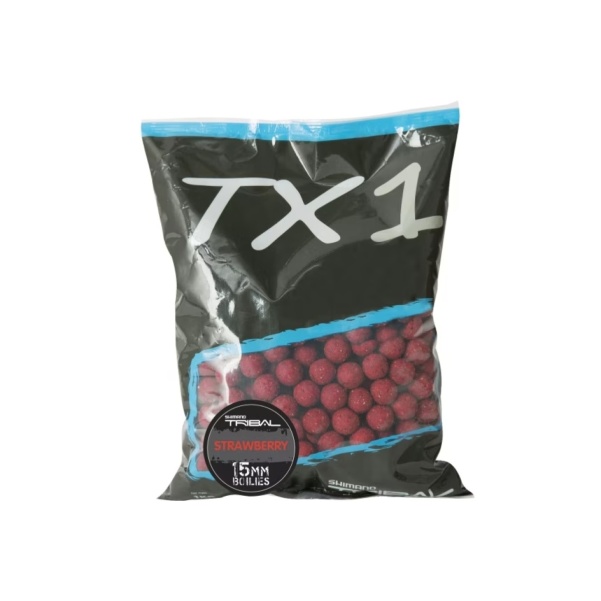 Shimano Tribal TX1 Boilies - Strawberry - 1 kg 20 mm