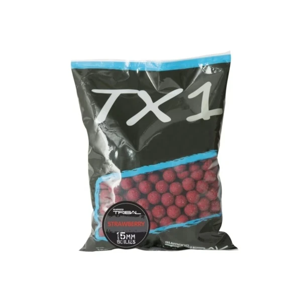 Shimano Tribal TX1 Boilies - Strawberry - 1 kg 20 mm