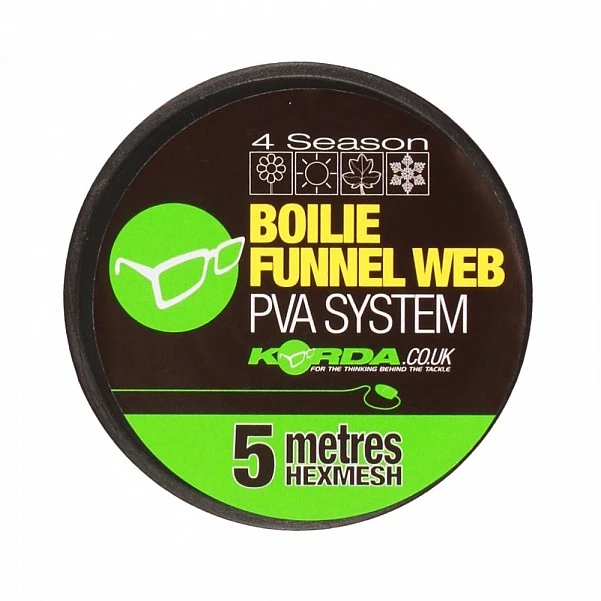 Korda Boilie Funnel Web 4 Seasons 25mm / 5m Refill 25mm / 5m (hexmesh)