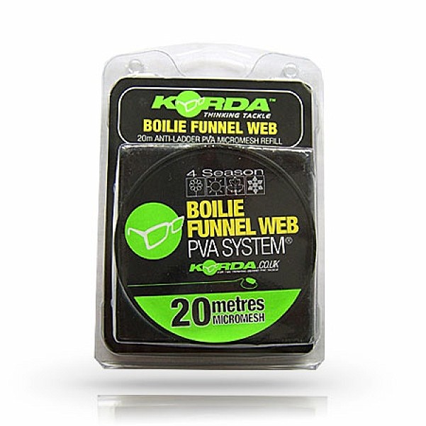Korda Boilie Funnel Web 4 Seasons 20m refillrodzaj splotu Micromesh - MPN: KBMR20 - EAN: 5060062111217